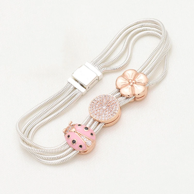 Latest Style Fresh Pastoral Style The Finished Product Bracelet Insects Flowers