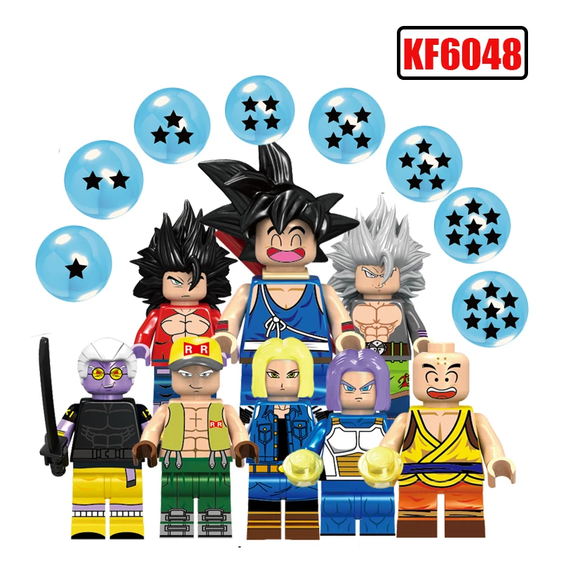 

KF6048 Ephnesians Trunks Android 13 Action Dragon Ball Series Son Goku LegoingLys technic Figure Collection Building Blocks Toys