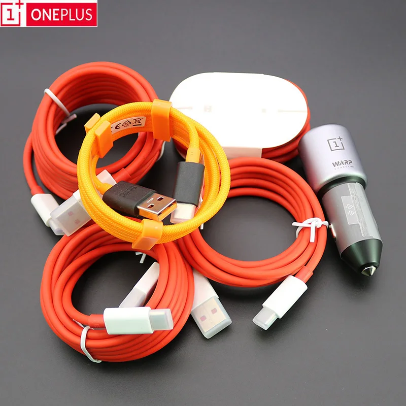 Оригинальное автомобильное зарядное устройство Oneplus Warp Charge 30 выход 5 в 6 А макс.