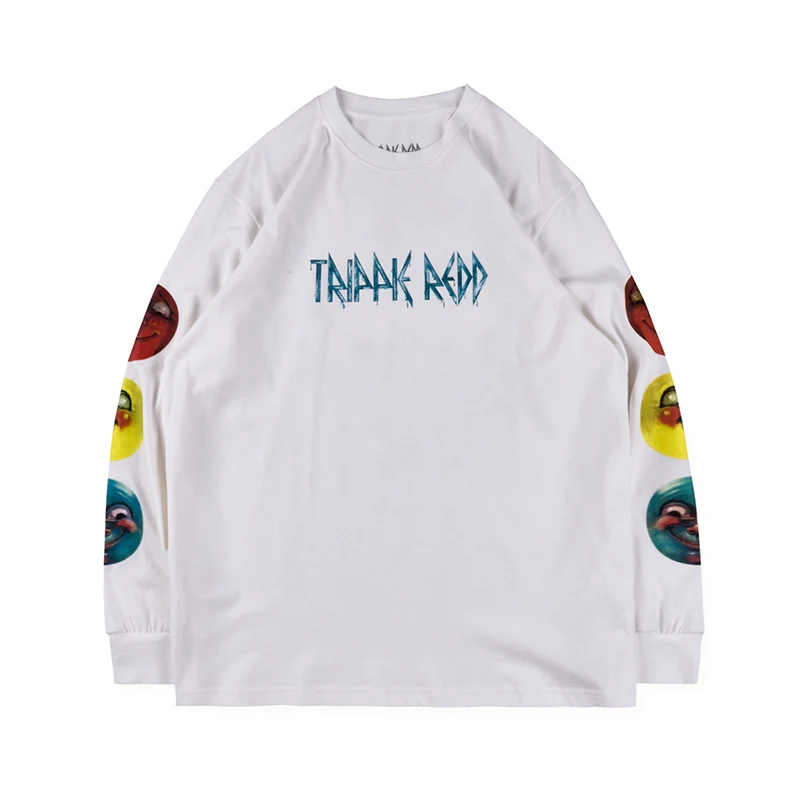 Trippie Redd 1400 Life's A Trip Limited Merch футболка с длинным рукавом для мужчин и женщин уличная свободная футболка пуловер черная футболка