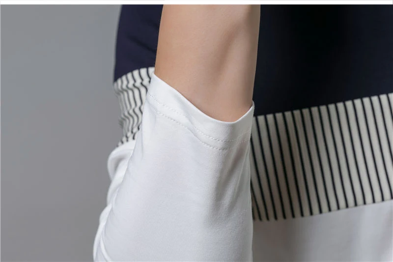 QLuoYi, весна, осень, новинка, хлопковая футболка, мужская, длинный рукав, круглый ворот, футболка, мужская, брендовая одежда, модная, пэчворк, хлопок, футболка, топы