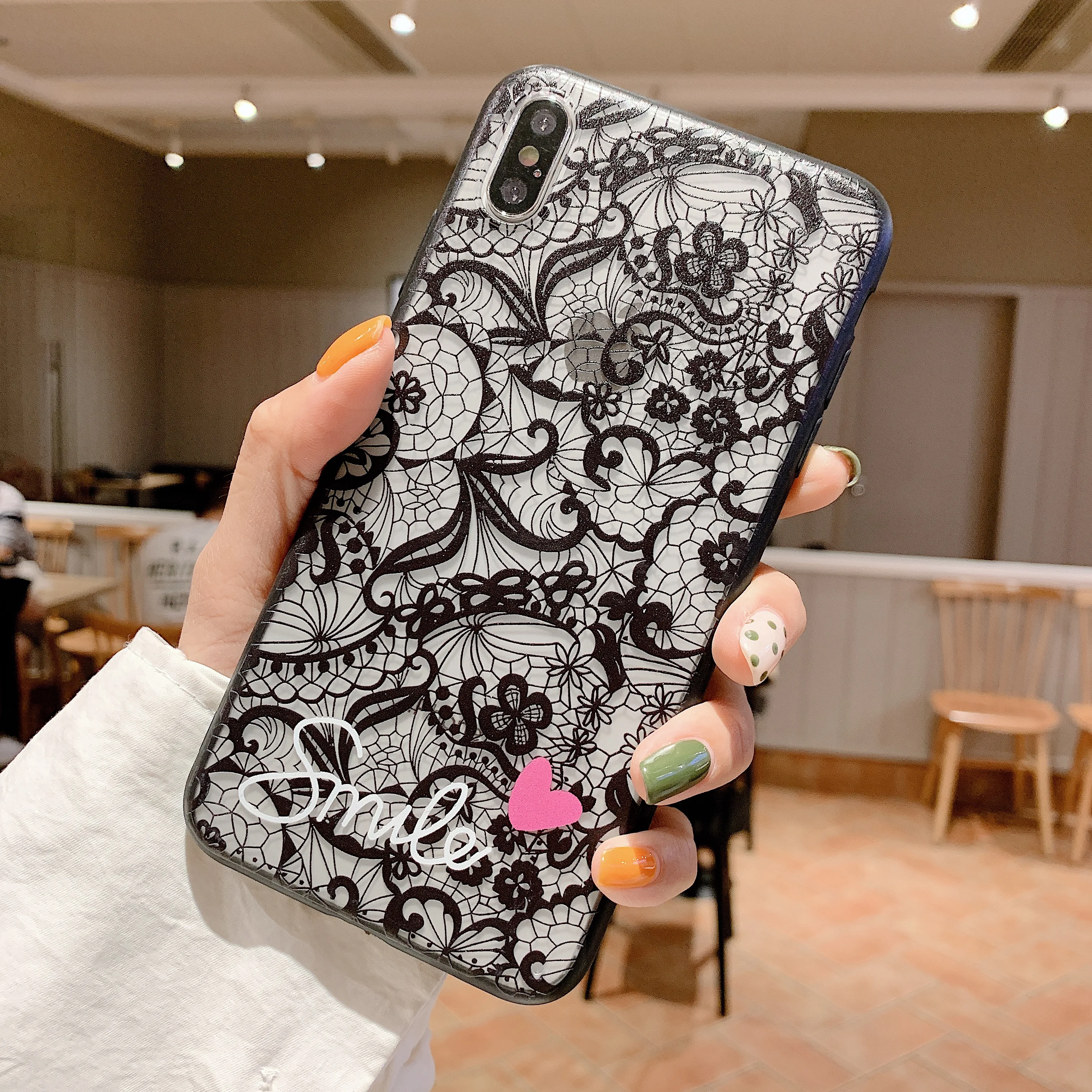 Чехол s для samsung Galaxy Note 8, A8, A6 Plus, J2 Pro, J4, J8,, J720, J6, модный кружевной чехол, чехол для телефона