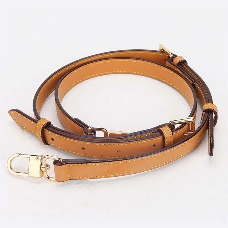 wide vachetta leather strap for louis vuitton