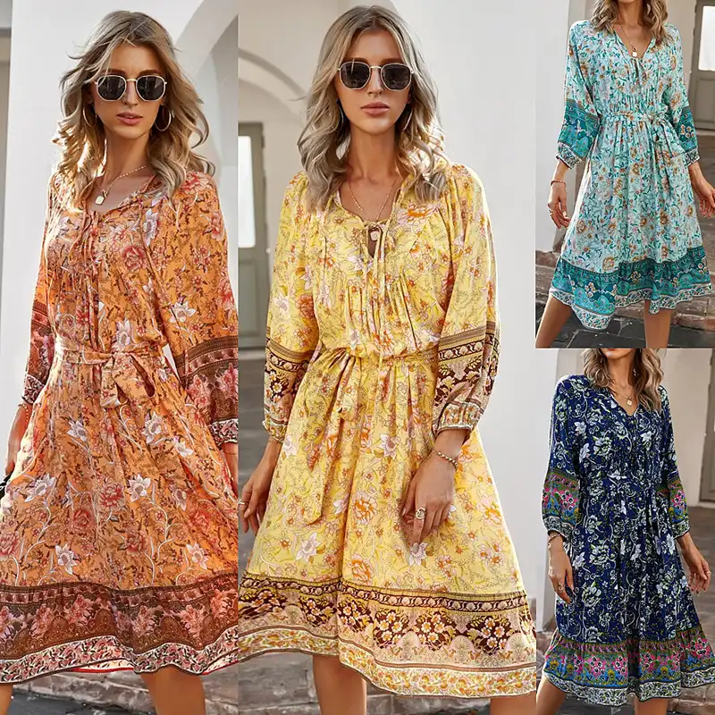 Robe décontractée florale Clearance
