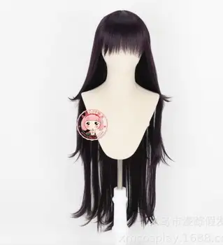 

Dangan Ronpa Tsumiki Mikan Long Wig Cosplay Costume Danganronpa Women Heat Resistant Synthetic Hair Halloween Party Wigs