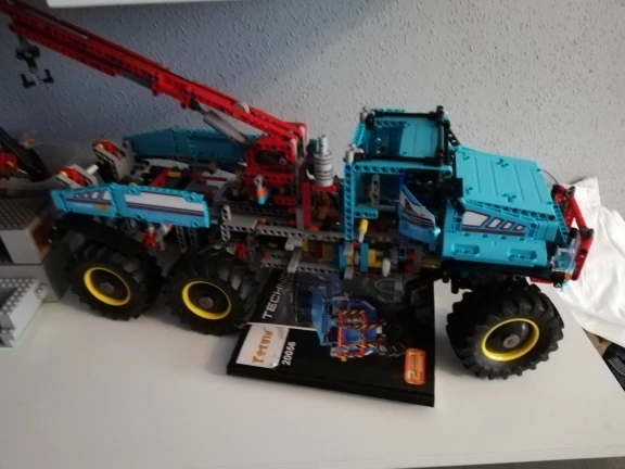Online Kits técnicos de la serie MOC 20056 Technic el último todo terreno 6X6 juego de camiones de Control remoto bloques de construcción juguetes
