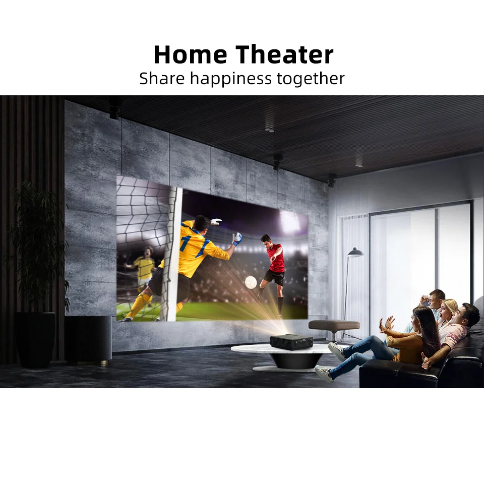 BYINTEK BT96Plus Full HD 1080P 3D 2K домашний кинотеатр ЖК цифровой светодиодный Видеопроектор