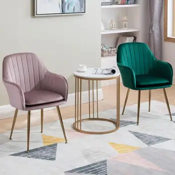 

North Europe Ins Chair Net Red Chair Modern Simple Cosmetic Chair Manicure Armchair Family Dining Chair Negotiation Single Chair