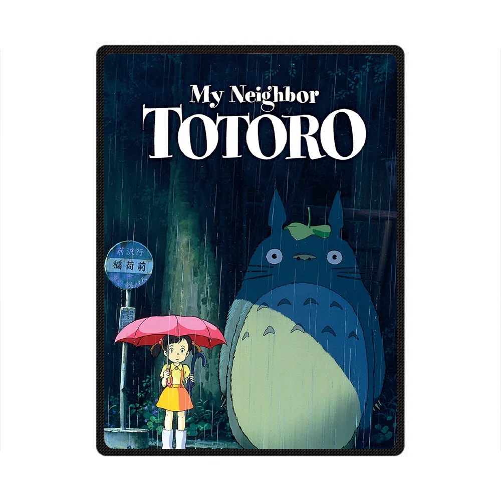 3D цифровое Флисовое одеяло My neighter Totoro популярное однослойное покрывало с