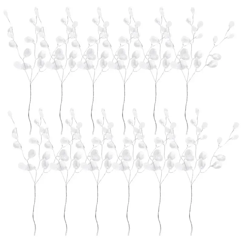 50 Stems 16cm Artificial Bouquet Acrylic Bead Drops Spray For Wedding Craft Short Branch Water Drop Pearl Flower | Дом и сад