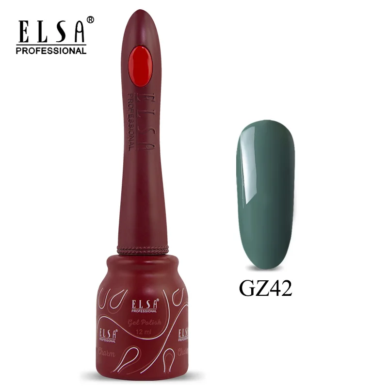 Elsa Nail Art Маникюр Venalisa 80 цветов 12 мл замачиваемый эмалированный Гель-лак УФ-гель для ногтей лак Shirp - Цвет: GZ42