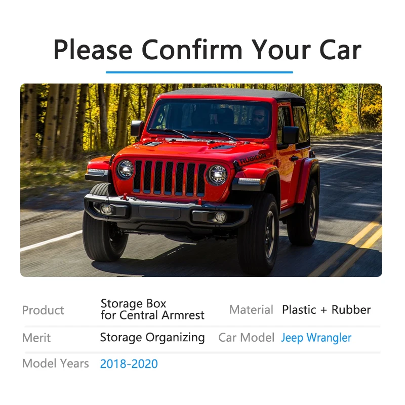 Для Jeep Wrangler Sahara jjl центральный подлокотник ящик для хранения салона, органайзер для автомобиля, аксессуары