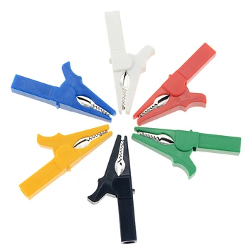

1PCS Battery Test Clip 55MM HV Alligator Clip For Banana Plug 4mm Multimeter Pen Cable Probes Crocodile Clip 5 COLOR