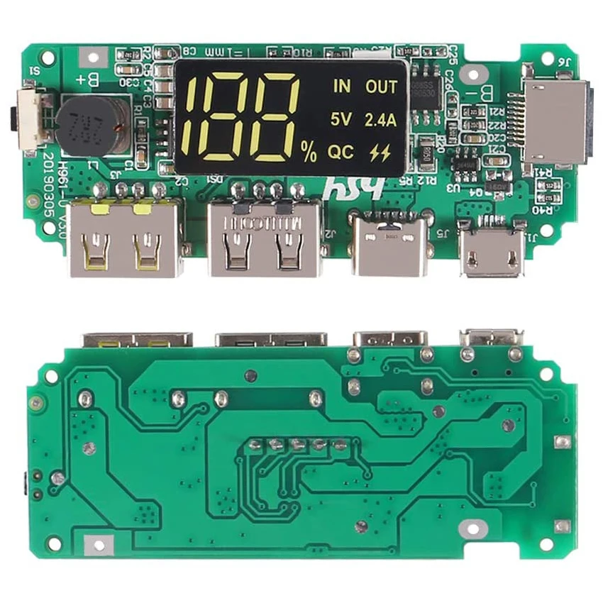 Модуль защиты аккумулятора 18650 двойной USB 5 в а с защитой BMS аксессуары для