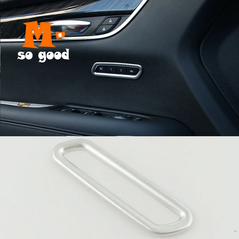for Cadillac XT5 ABS Matte 2016 2017 2018 2019 2020 Car Accessories Seat Memory Switch Button Panel Cover Interior Mouldings | Автомобили