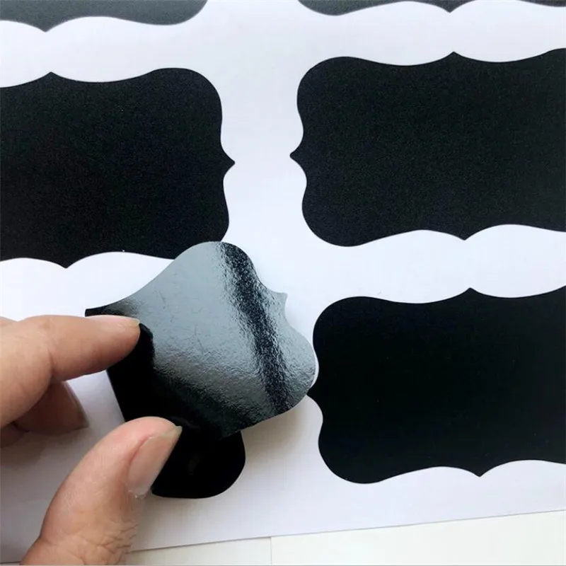 Blackboard Stickers Craft Kitchen Jar Storage Box Label 24pcs/Set Jar Stickers