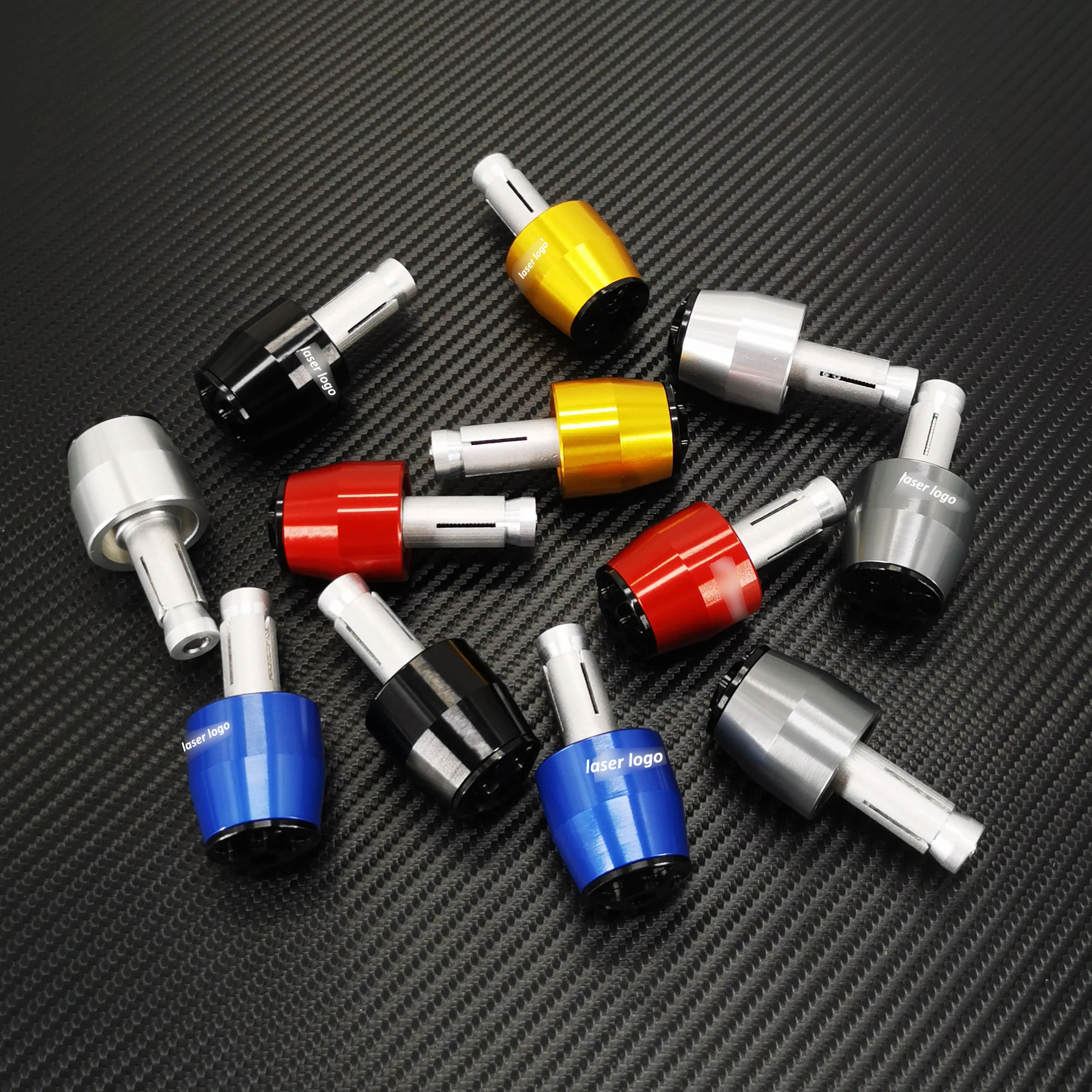 Motorcycle CNC Handlebar Ends Dirt Pit Bike Counterweights Aluminum Alloy Handle Bar End Weights