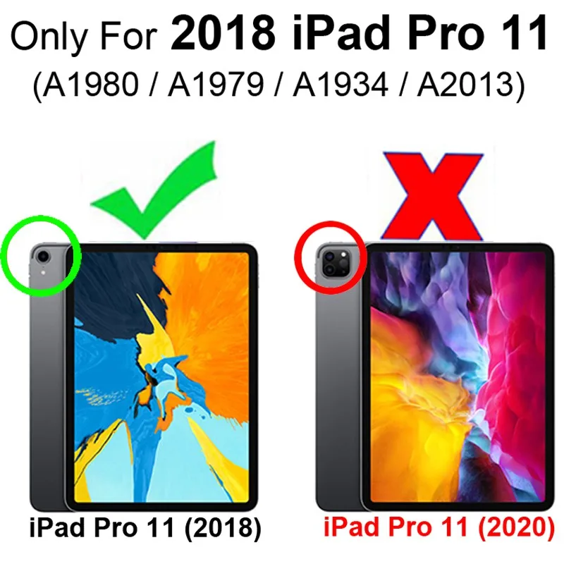 Деловой чехол для 2018 iPad Pro 11 с держателем ручки подставка iPadPro умный защитный
