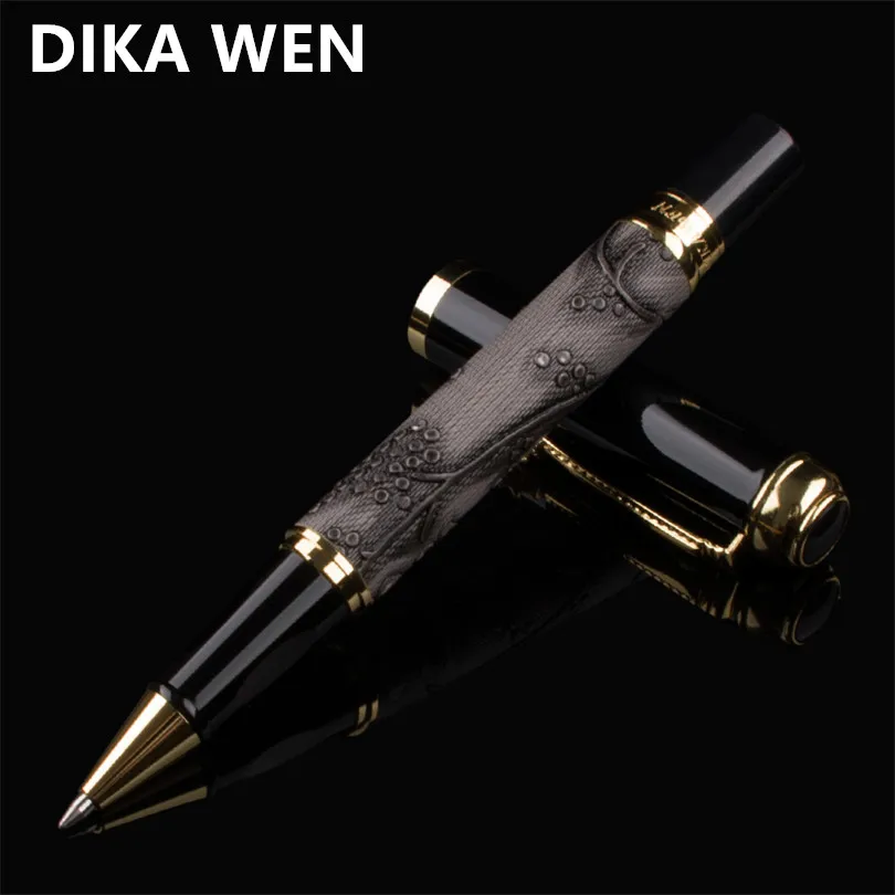 Details about   Exquisite Pattern Red Dragon Clip Metal Roller Ball Pen Black Ink Refills Luxury 