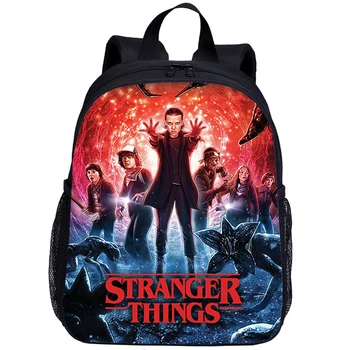 

3D Children School Bags Backpacks Fashion Stranger Things Students School Backpack Boys Travel Shoulder Bag Kindergarten Mochila