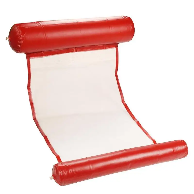 Надувной бассейн Плавающий надувной матрас для плавания, плавательный матрас плавающий шезлонг плавающая кровать стул плавательного Бассеина надувной гамак кровать бассейн вечерние т - Цвет: red