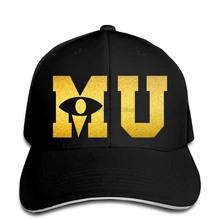 Бейсбольная кепка MU с золотым блестящим принтом для взрослых, американская Кепка, остроконечная Кепка
