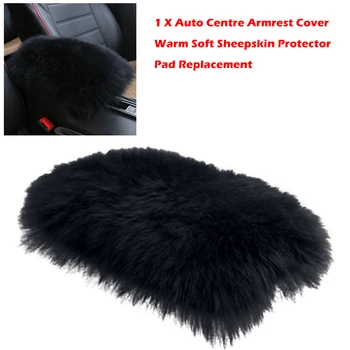 

1 Pc Sheepskin Wool Universal Auto Console Central Armrest Pad Cushion Mat Pillow Mat Replacement Accessories Accessories