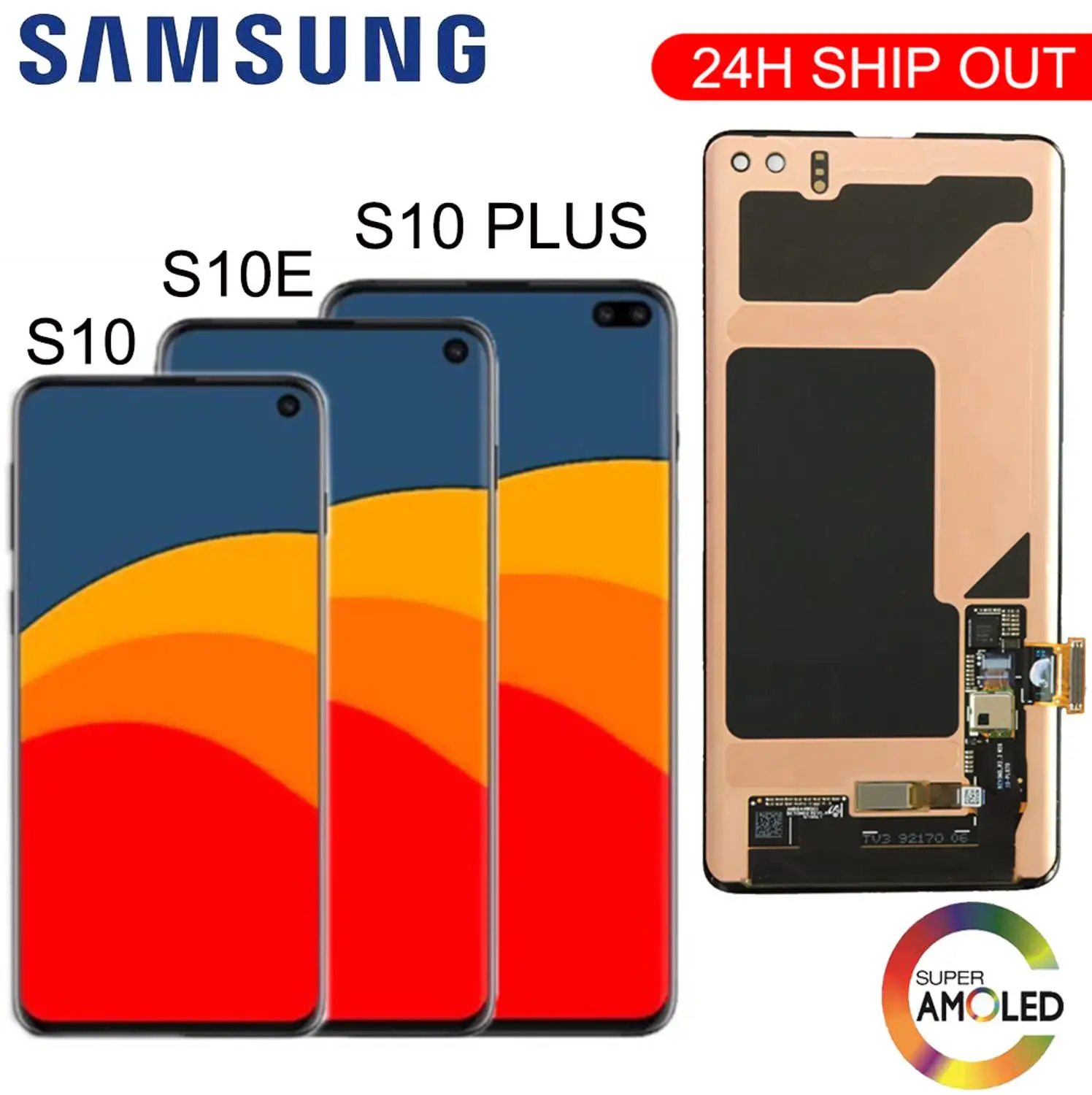 Оригинальный ЖК дисплей 6 1 дюйма/6 4 дюйма для Samsung Galaxy S10 с дигитайзером сенсорного