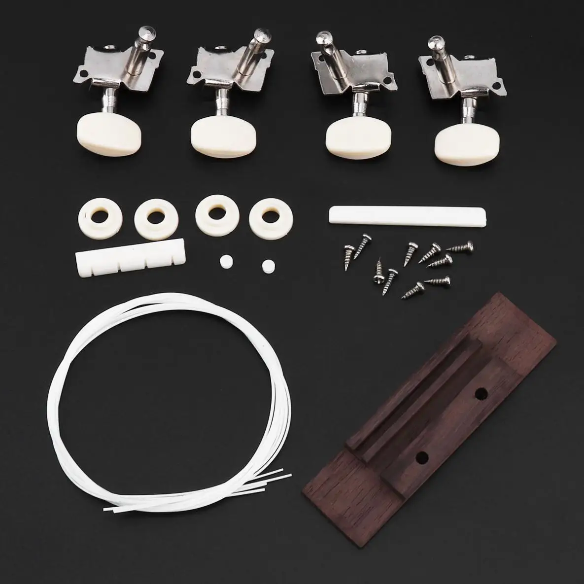 23 дюймов Гавайские гитары укулеле DIY Kit Профессиональный палисандр гриф Гавайи Гитара картина ручной работы родители-ребенок
