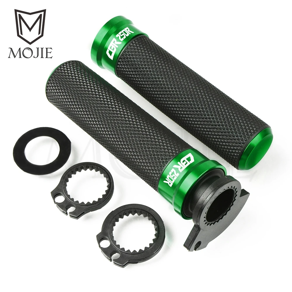 Green Для Honda CBR250R CBR 250R 250 R CBR250 R 2011- 7/" 22 мм мотоцикл рукоятка ручки скутер крышке - Цвет: Green