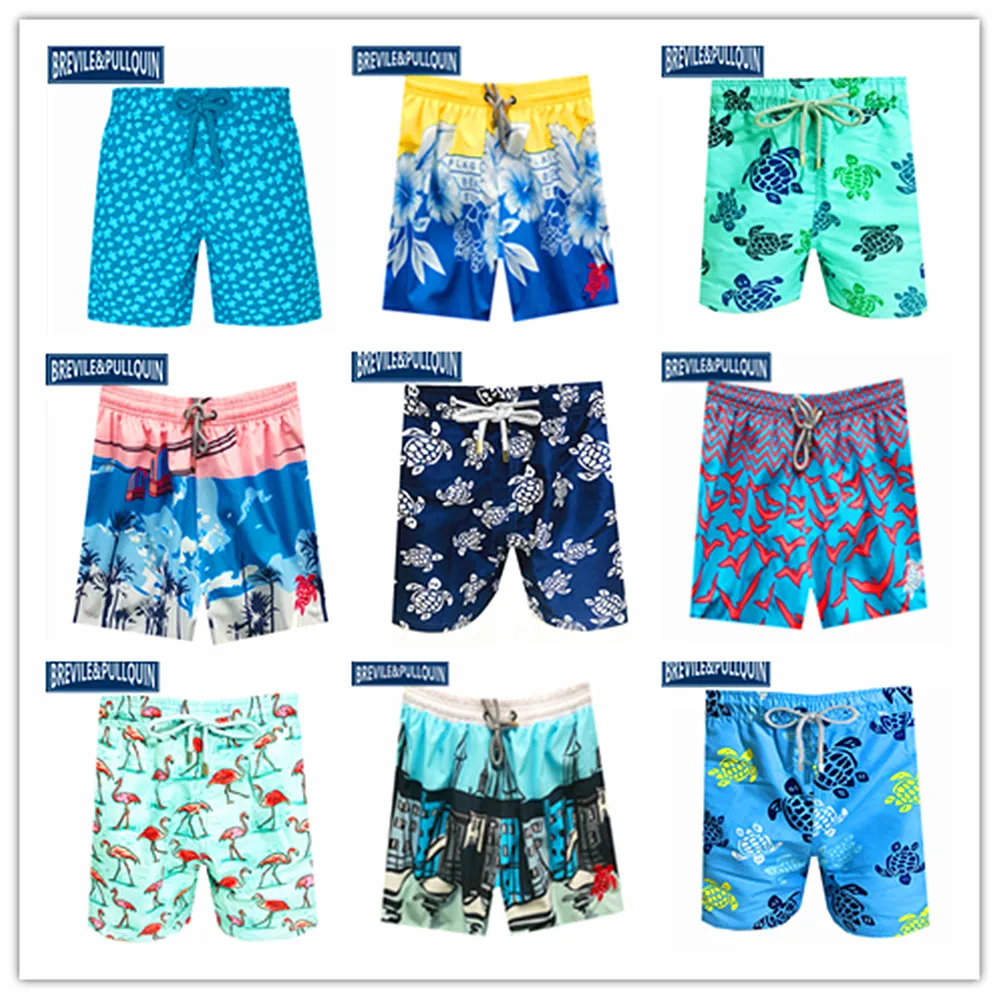 

2020 Bermuda Turtles Boys Swimsuit Brand Brevile pullquin Kids Beach Board Shorts Children Swimwear Baby Swimtrunks 4-14 Years