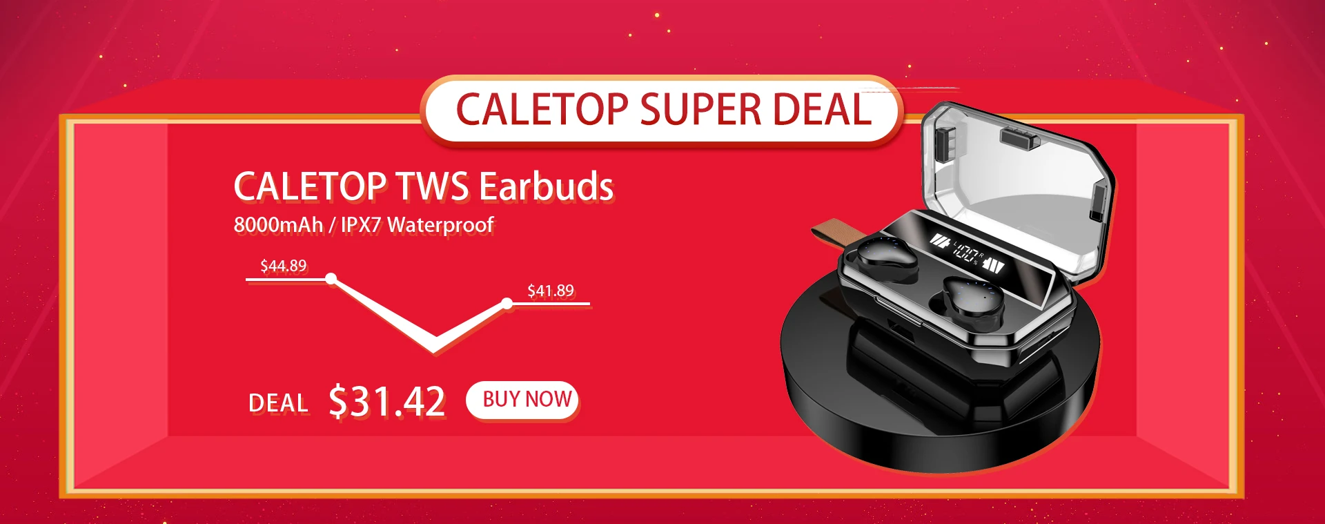 Caletop TWS, беспроводные наушники для бега, спортивные Bluetooth наушники с микрофоном, ушные крючки, наушники, Автоматическое Сопряжение, снижение уровня шума