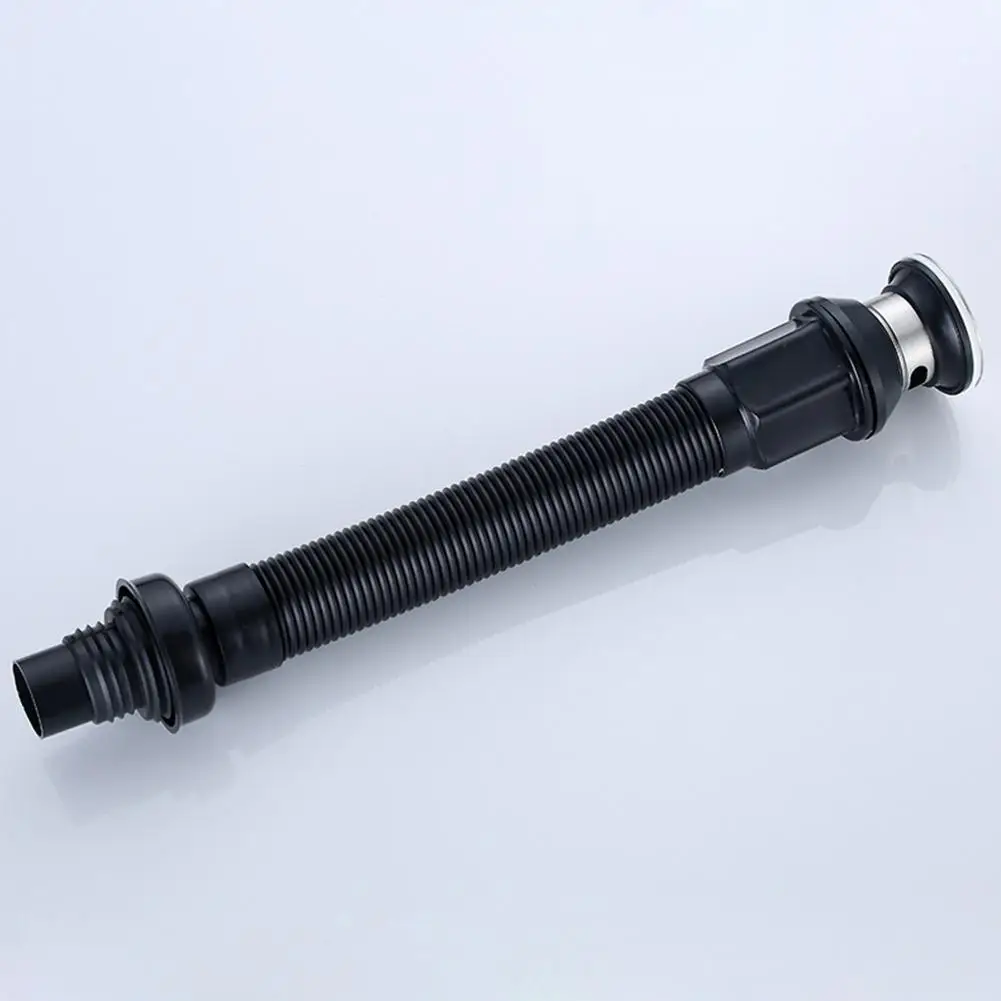 

Glue-free Stainless Steel Drain Pipe Set Flexible Retractable Hose Pipes Basin Sink Supplies Bathroom Drain Insect-proof Ki H1A9