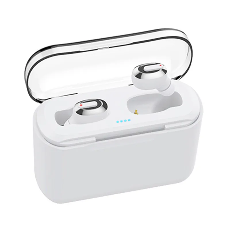 T1 мини TWS Bluetooth наушники 5,0 Беспроводные Наушники Hi-Fi 3D стерео гарнитуры с 2200 мАч зарядным устройством как внешний аккумулятор новое поступление