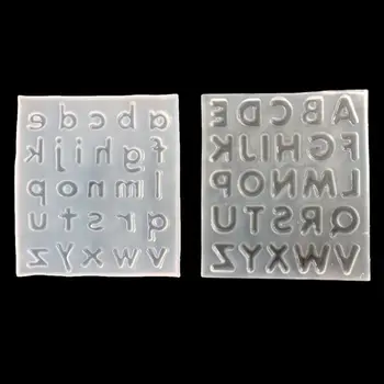

26 English Letters Alphabet Resin Casting Mold Silicone Mold Jewelry Making Tool R9JE