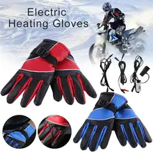1 Pair Winter USB Hand Warmer Electric Thermal Gloves Waterproof Heated Gloves Battery Powered For Motorcycle Ski Gloves