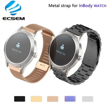 

Wristband replacement for InBody watch accessories metal strap wrist belt adjustable loop for inbody smartwatch bracelet