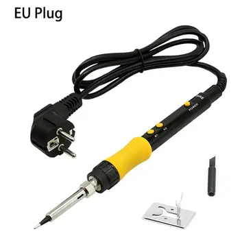 

New Electric Soldering Iron Kit 110W Adjustable 100-500℃ Constant Temperature Digital Display Soldering Iron Carving Tools
