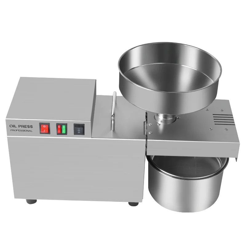 BEAUTISUN,Stainless steel automatic oil machine, small commercial oil press, Hemp  coconut oil extractor  machine oil presser,S9 3