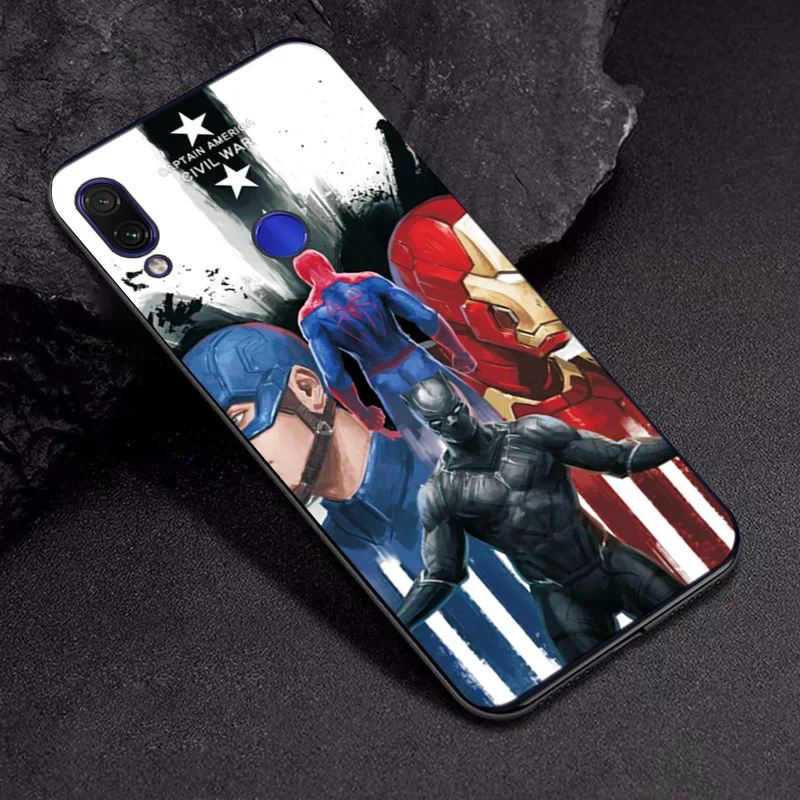TPUBLK632 Черный ТПУ чехол для телефона Железный человек Мстители для Xiaomi mi A2 Lite чехол красный mi K20 Pro для Xiaomi mi A1 A3 Lite CC9E F1 mi 6X mi 5X - Цвет: TPUBLK632