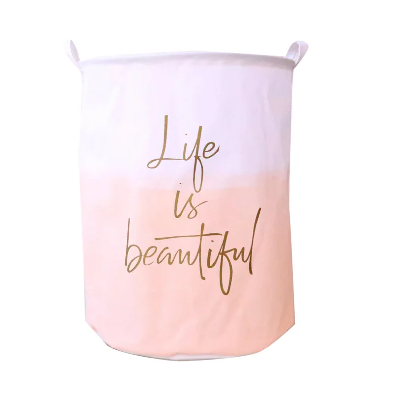 NEW 19.7 Inch Waterproof Foldable Laundry Hamper, Dirty Clothes Laundry Basket,Bin Storage Organizer For Toy Collection Life