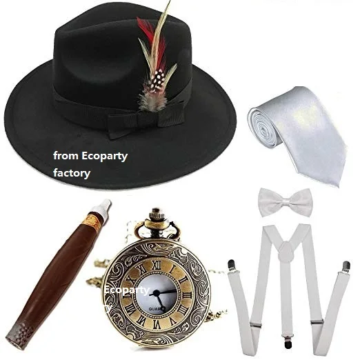 Белый Лучший продавец Мужские взрослые Гангстер Peaky cap bliners 20s мужские модные аксессуары для платьев - Цвет: Белый