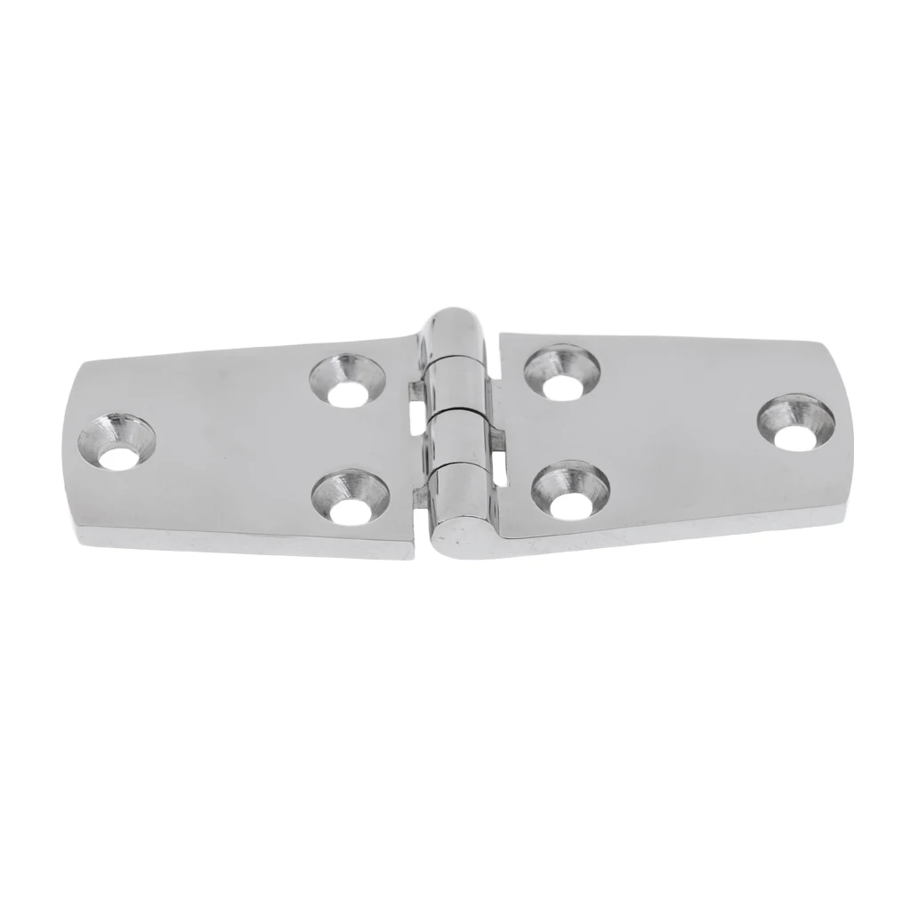 2 Pieces 316 Stainless Steel Marine Boat Door Hinges Cabin Stamp Strap Hinge