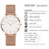 Hannah Martin New 2021 Top Brand Luxury Japan Quartz Wristwatch Stainless Steel Rose Gold Waterproof Watch for Women reloj mujer 4