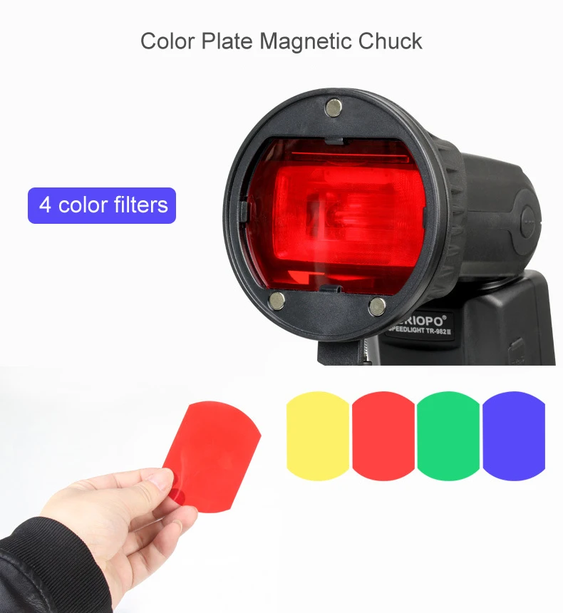 Kit de acessórios para lanterna godox yongnuo,