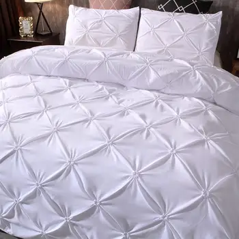

Bedding Sets 4 Size 3pcs Pillow Case Bed Home Furnishing Gift Quilt Cover Duvet Cover Polyester Fiber Luxury New White