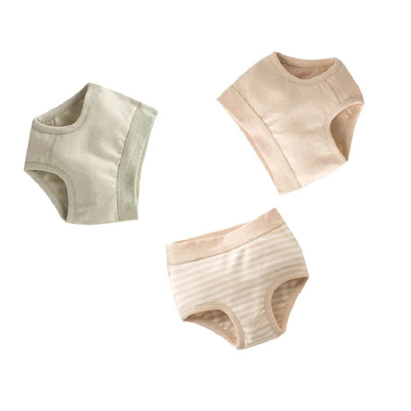 

Children clothing new creative organic color cotton baby Girl Boy underwear triangle safety pants men and women toddler pants