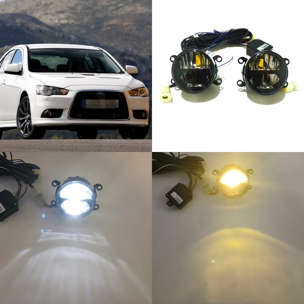 Чехол для Mitsubishi Lancer 2010 2019 дневные Противотуманные фары дневного света ходовые