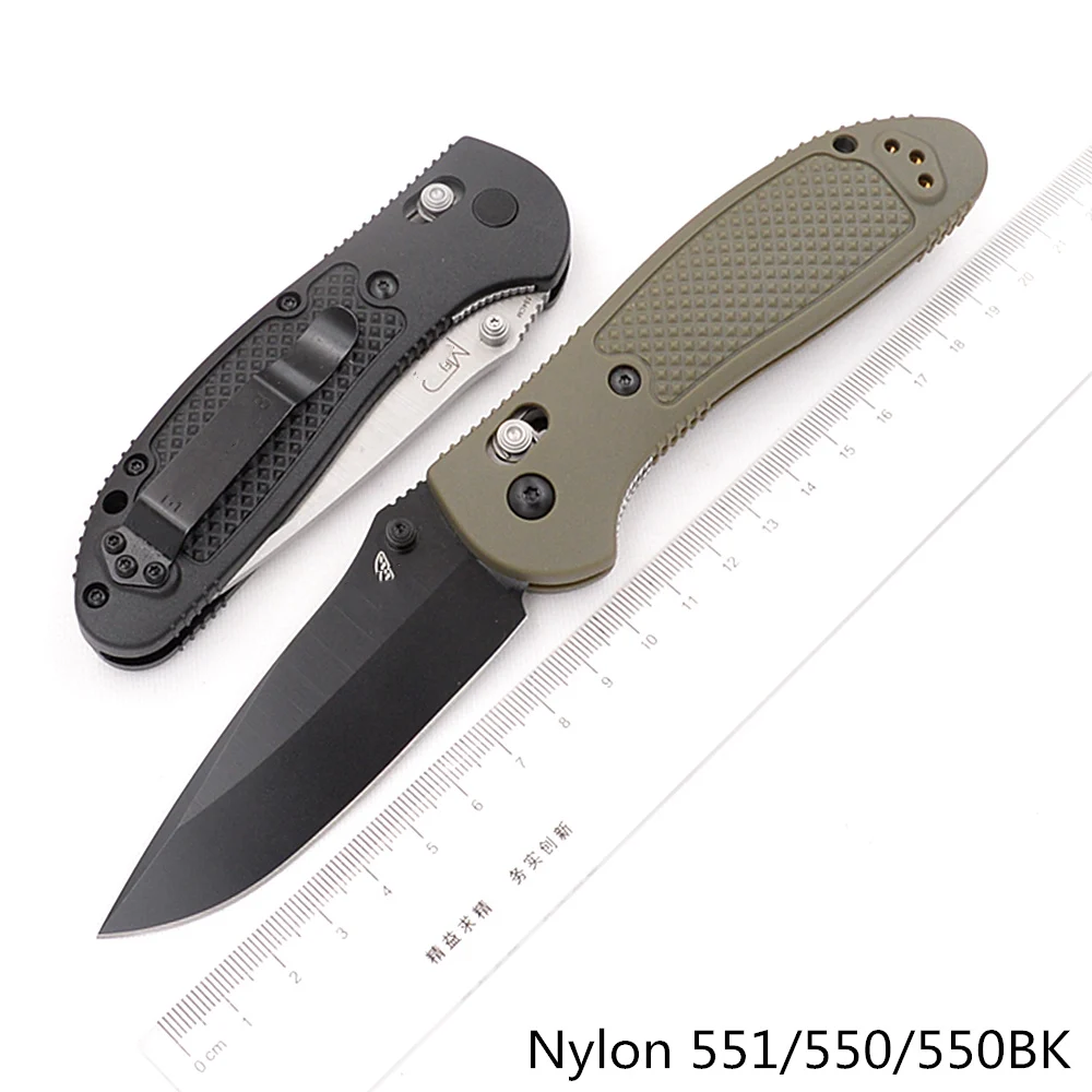 Складной нож JUFULE 551/550/550BK с ручкой из нейлонового волокна и лезвием 154 см |