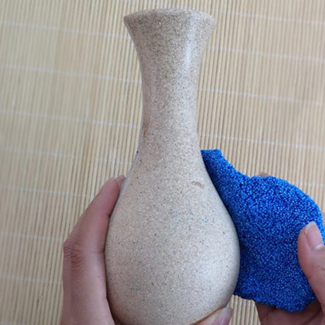 Children DIY Handmade Button Bouquet Vase Handcraft Toys Ornamnet Christmas Gift Kid toys 6